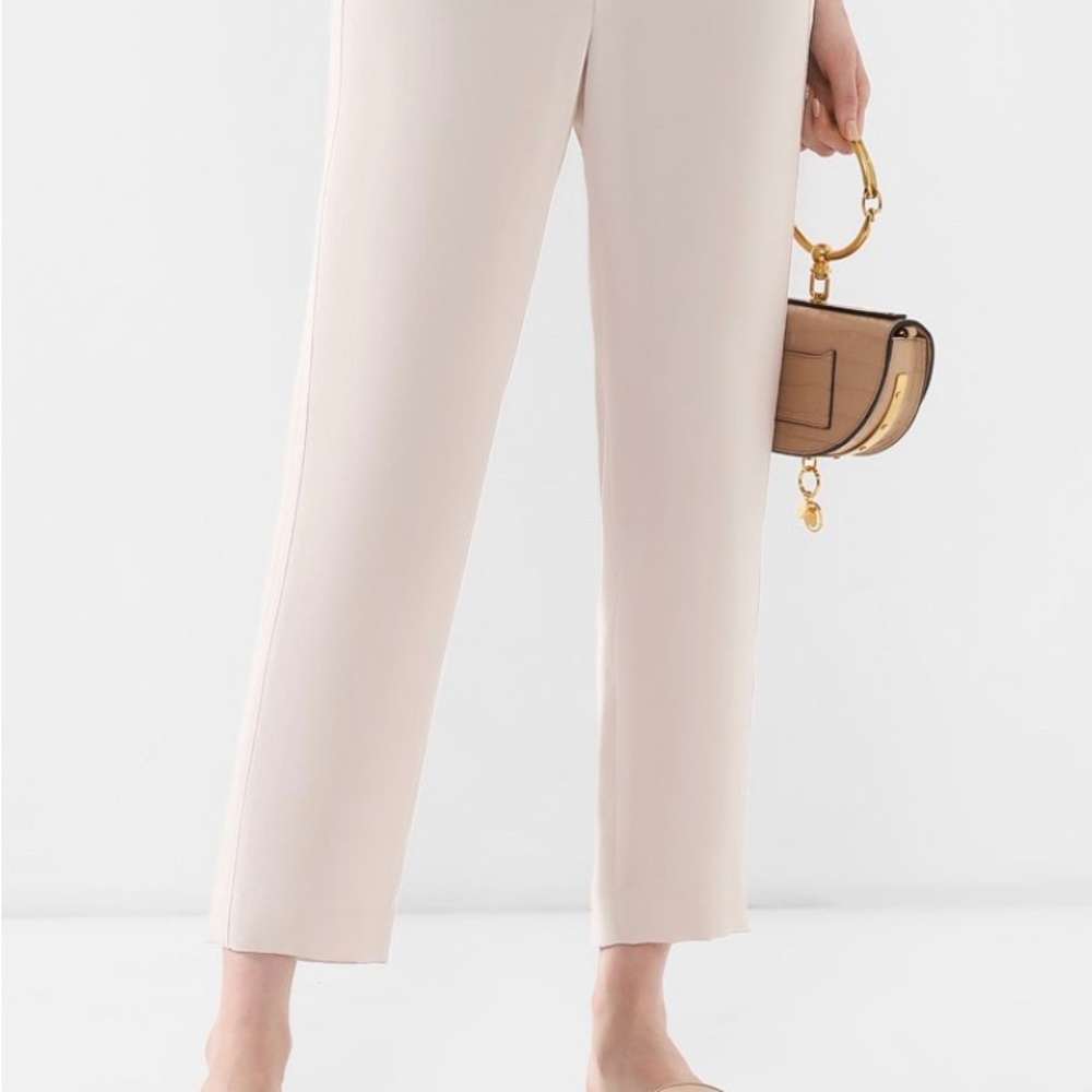 VINCE Satin side-striped (Tuxedo style) pull on pant XS